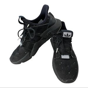 Mens adidas black sneakers size 11